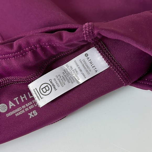 Athleta‎ Contender Striped Tux Capri Leggings XS - Picture 7 of 8